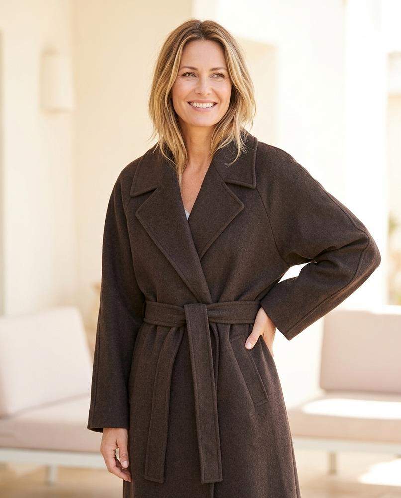 ExpressOutlet24 - Rinal | Belted Relaxed-Fit Coat Women