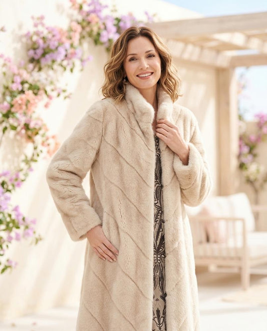 ExpressOutlet24 - Tasen | Textured Faux Fur Coat Women