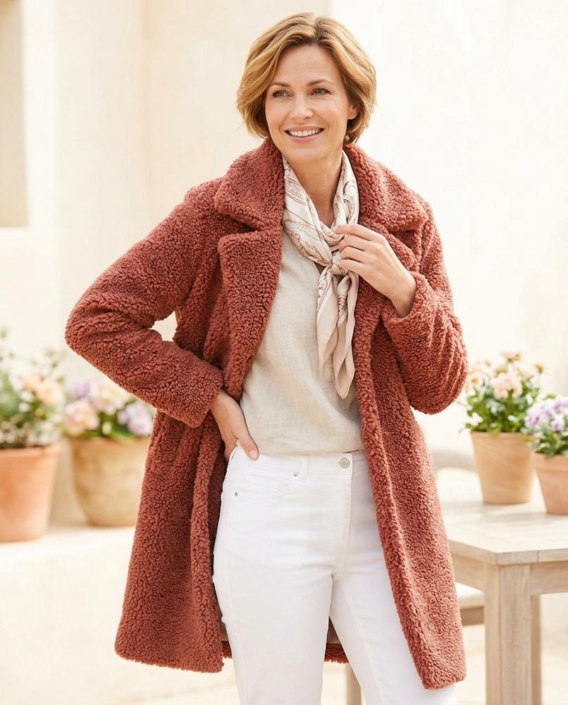 ExpressOutlet24 - Niver | Textured Lined Coat Women