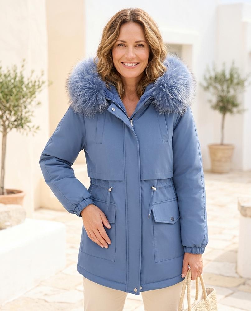 ExpressOutlet24 - Risin | Lined Fur-Trimmed Coat Women