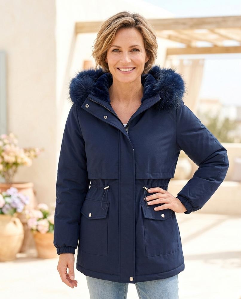ExpressOutlet24 - Risin | Lined Fur-Trimmed Coat Women