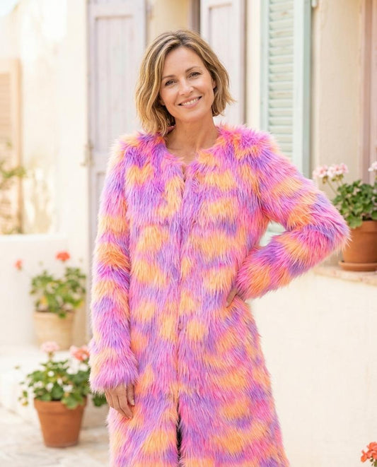 ExpressOutlet24 - Lyven | Faux Fur Collarless Coat Women