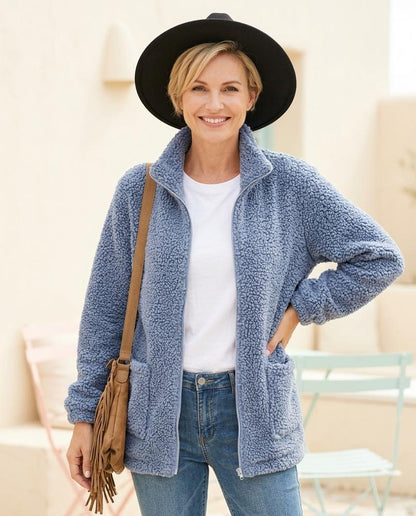 ExpressOutlet24 - Rirel | Zip-Up Fleece Jacket Women