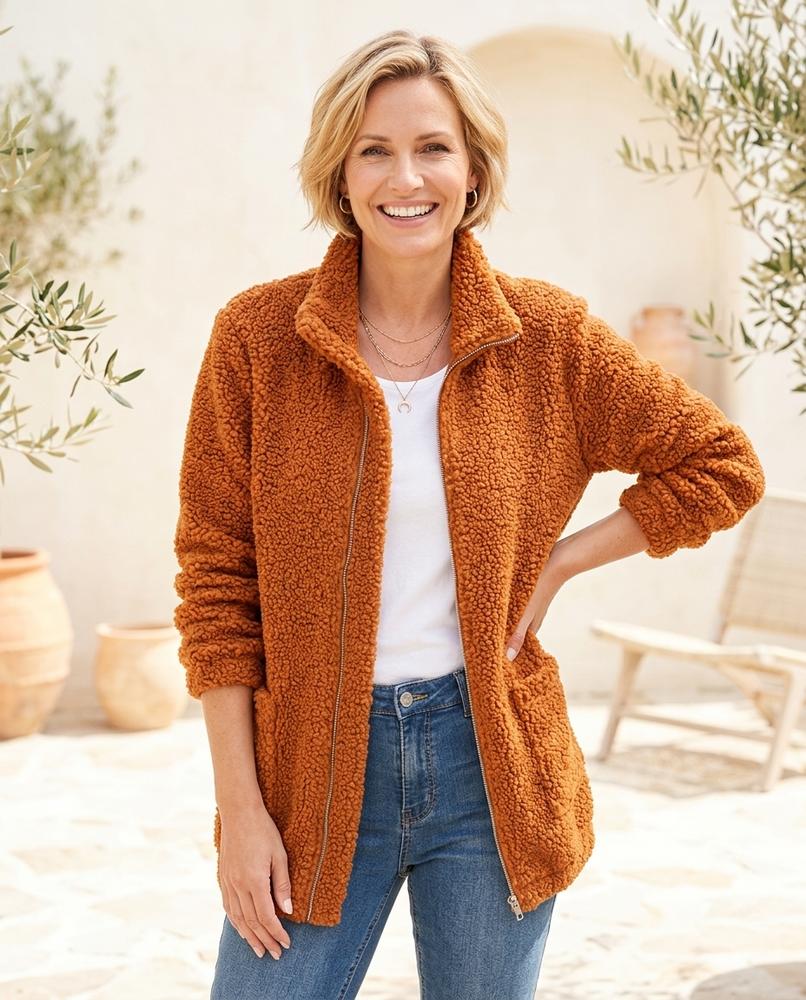 ExpressOutlet24 - Rirel | Zip-Up Fleece Jacket Women