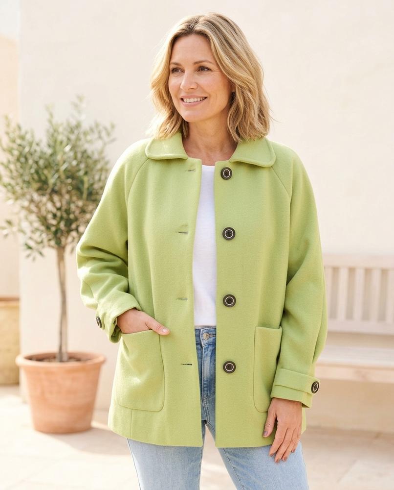 ExpressOutlet24 - Rilor | Wool-Look Button-Front Jacket Women