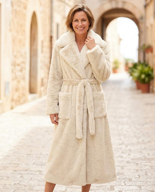 ExpressOutlet24 - Vemon | Belted Plush Coat Women