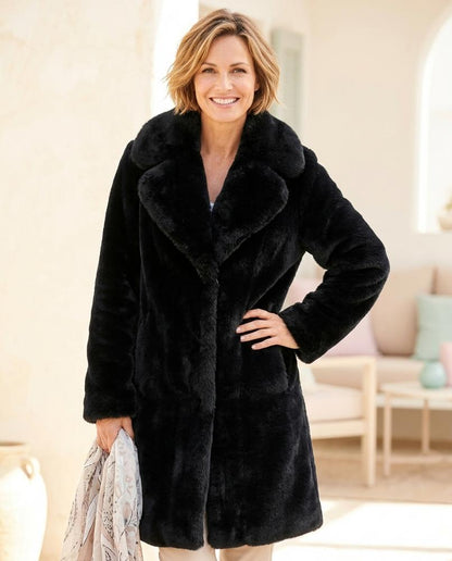 ExpressOutlet24 - Vemon | Belted Plush Coat Women