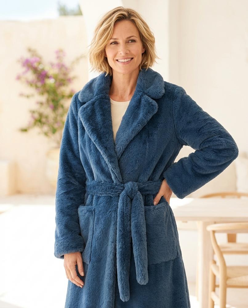 ExpressOutlet24 - Vemon | Belted Plush Coat Women