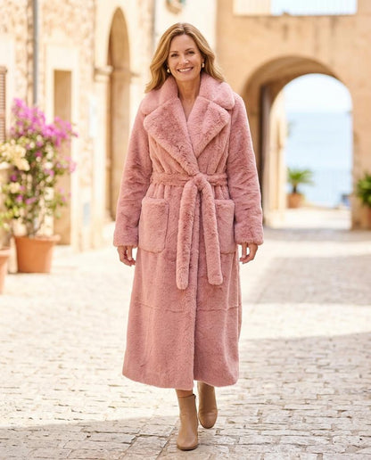 ExpressOutlet24 - Vemon | Belted Plush Coat Women