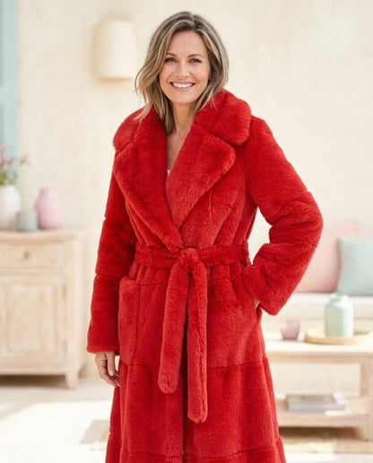 ExpressOutlet24 - Vemon | Belted Plush Coat Women
