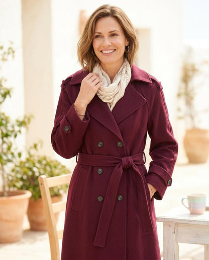 ExpressOutlet24 - Kemir | Double-Breasted Lined Coat Women