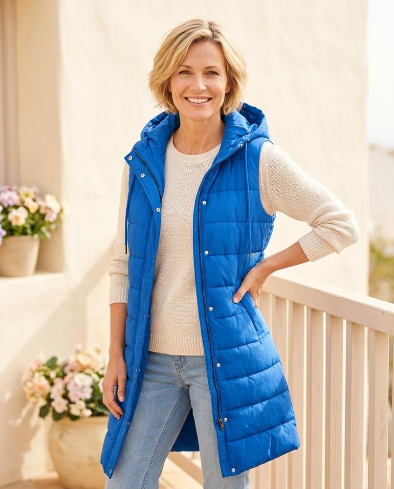 ExpressOutlet24 - Elken | Quilted Longline Vest Women