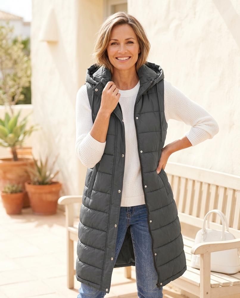 ExpressOutlet24 - Elken | Quilted Longline Vest Women