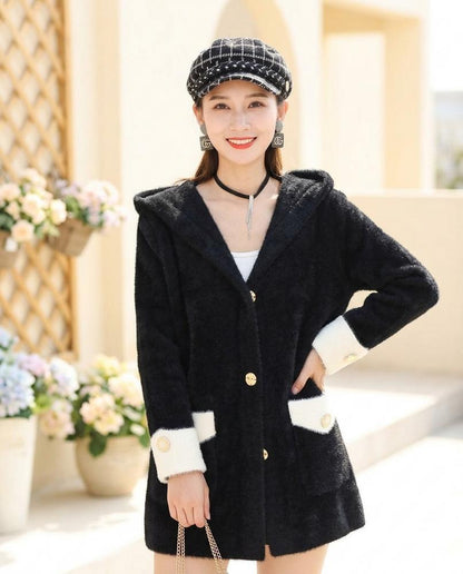 ExpressOutlet24 - Vilen | Hooded Plush Coat Women