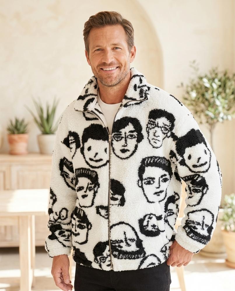 ExpressOutlet24 - Elvin | Plush Patterned Jacket Men