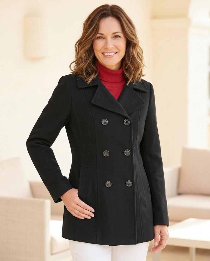 ExpressOutlet24 - Ravin | Double-Breasted Tailored Coat Women