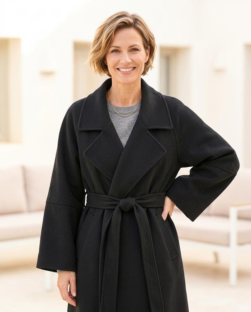 ExpressOutlet24 - Zamor | Belted Longline Coat Women