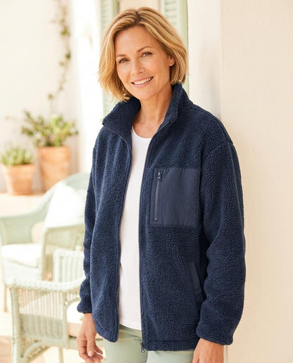 ExpressOutlet24 - Zekar | Fleece Zip-Up Jacket Women