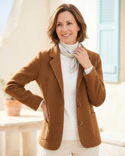 ExpressOutlet24 - Taven | Felted Single-Breasted Blazer Women