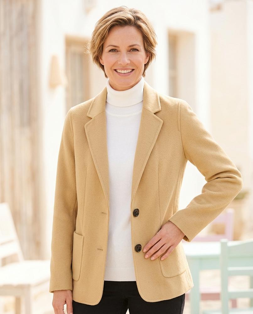 ExpressOutlet24 - Taven | Felted Single-Breasted Blazer Women