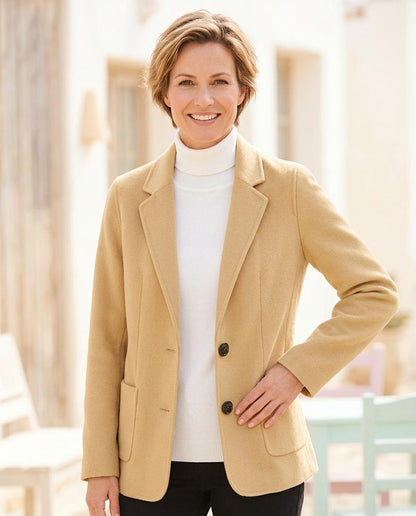 ExpressOutlet24 - Taven | Felted Single-Breasted Blazer Women