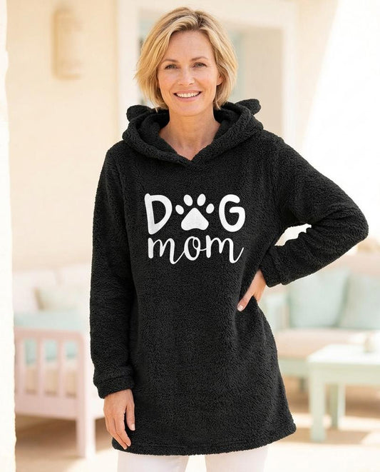 ExpressOutlet24 - Novan | Plush Graphic Hoodie Women