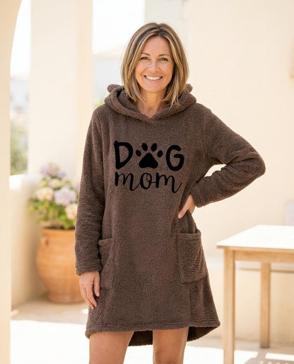 ExpressOutlet24 - Novan | Plush Graphic Hoodie Women