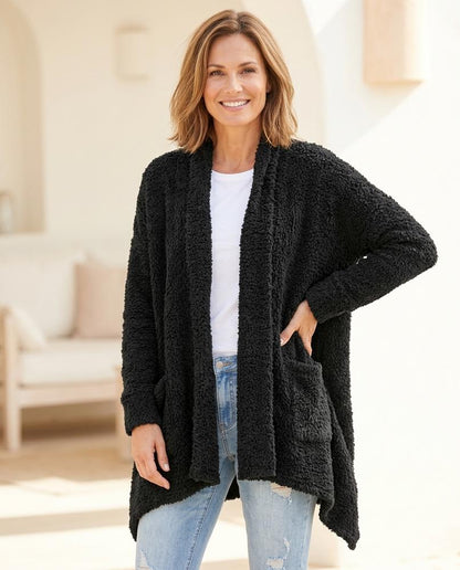 ExpressOutlet24 - River | Textured Open-Front Cardigan Women