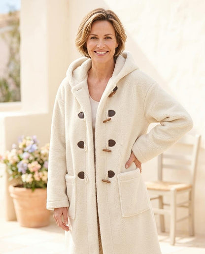ExpressOutlet24 - Leken | Hooded Toggle-Closure Coat Women