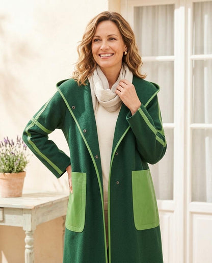 ExpressOutlet24 - Salor | Hooded Color-Blocked Coat Women