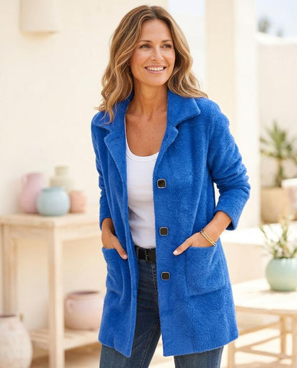 ExpressOutlet24 - Tamor | Fleece Buttoned Coat Women