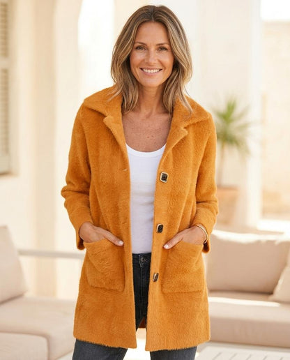 ExpressOutlet24 - Tamor | Fleece Buttoned Coat Women