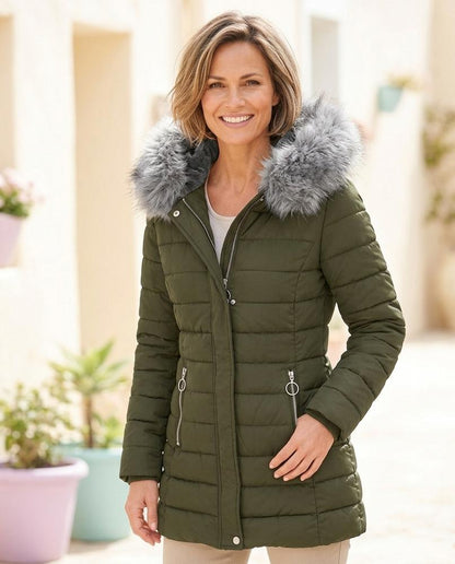 ExpressOutlet24 - Letor | Quilted Hooded Jacket Women