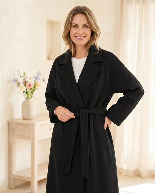 ExpressOutlet24 - Kalev | Belted Longline Coat Women