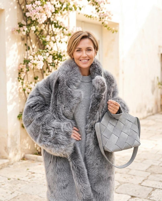 ExpressOutlet24 - Comor | Faux-Fur Oversized Coat Women