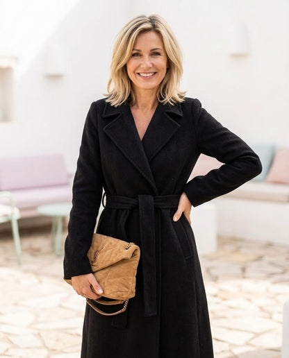 ExpressOutlet24 - Zesev | Tailored Belted Coat Women