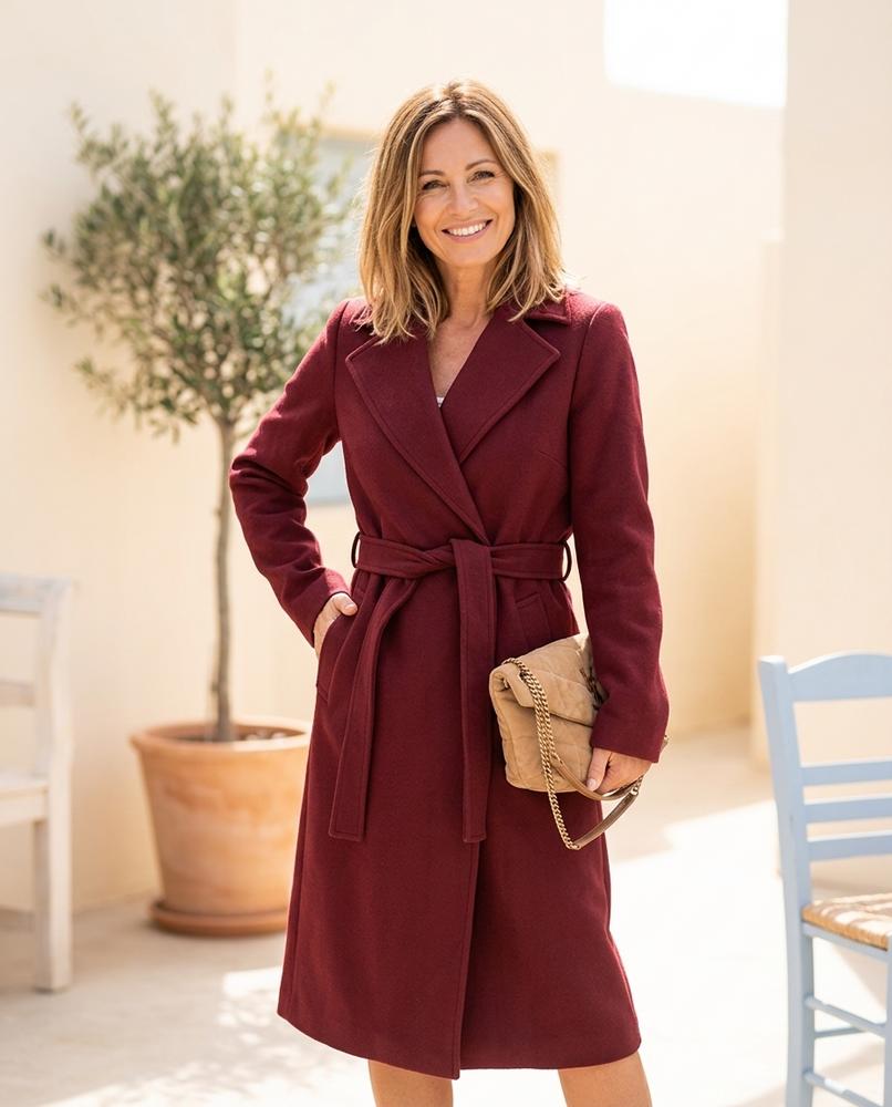 ExpressOutlet24 - Zesev | Tailored Belted Coat Women