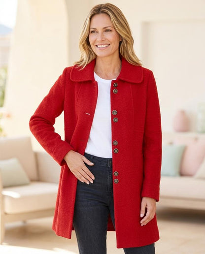 ExpressOutlet24 - Vazor | Single-Breasted Felted Coat Women