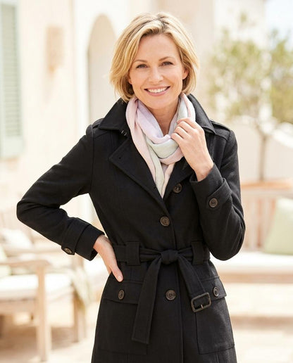 ExpressOutlet24 - Kemam | Belted Single-Breasted Coat Women