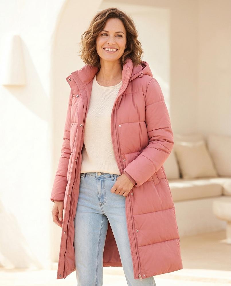 ExpressOutlet24 - Yikim | Quilted Hooded Coat Women