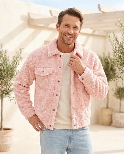 ExpressOutlet24 - Cokil | Sherpa Button-Up Jacket Men