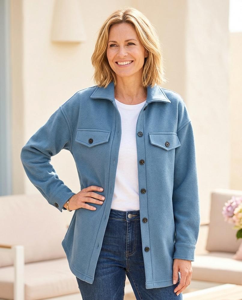 ExpressOutlet24 - Lezer | Button-Up Straight-Cut Jacket Women