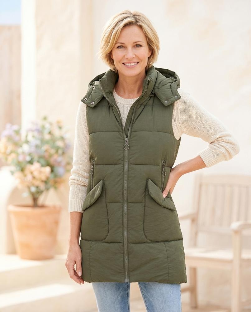ExpressOutlet24 - Kigel | Quilted Hooded Vest Women