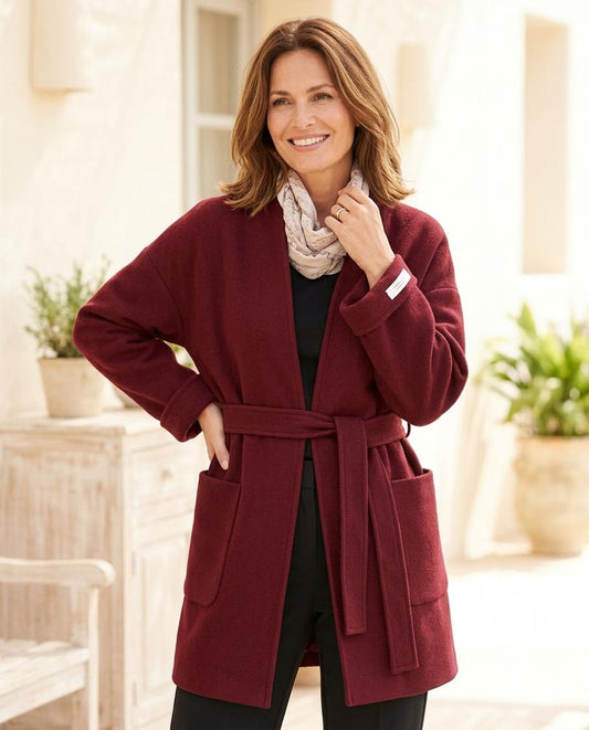 ExpressOutlet24 - Sukil | Belted Wool Coat Women