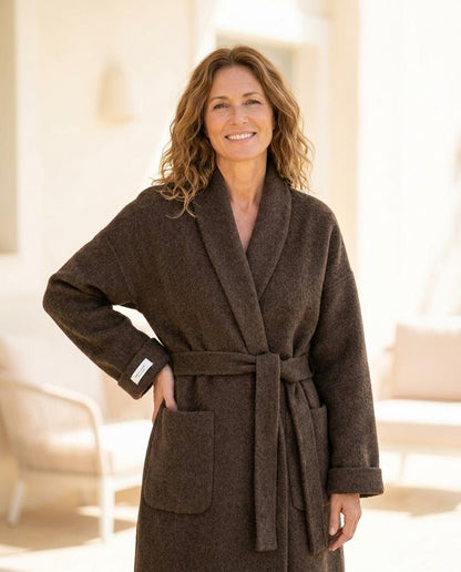 ExpressOutlet24 - Sukil | Belted Wool Coat Women