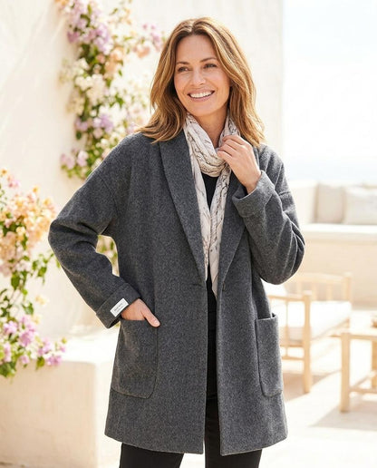 ExpressOutlet24 - Sukil | Belted Wool Coat Women