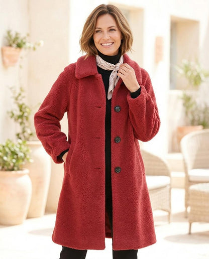 ExpressOutlet24 - Rabid | Faux Fur Button-Front Coat Women
