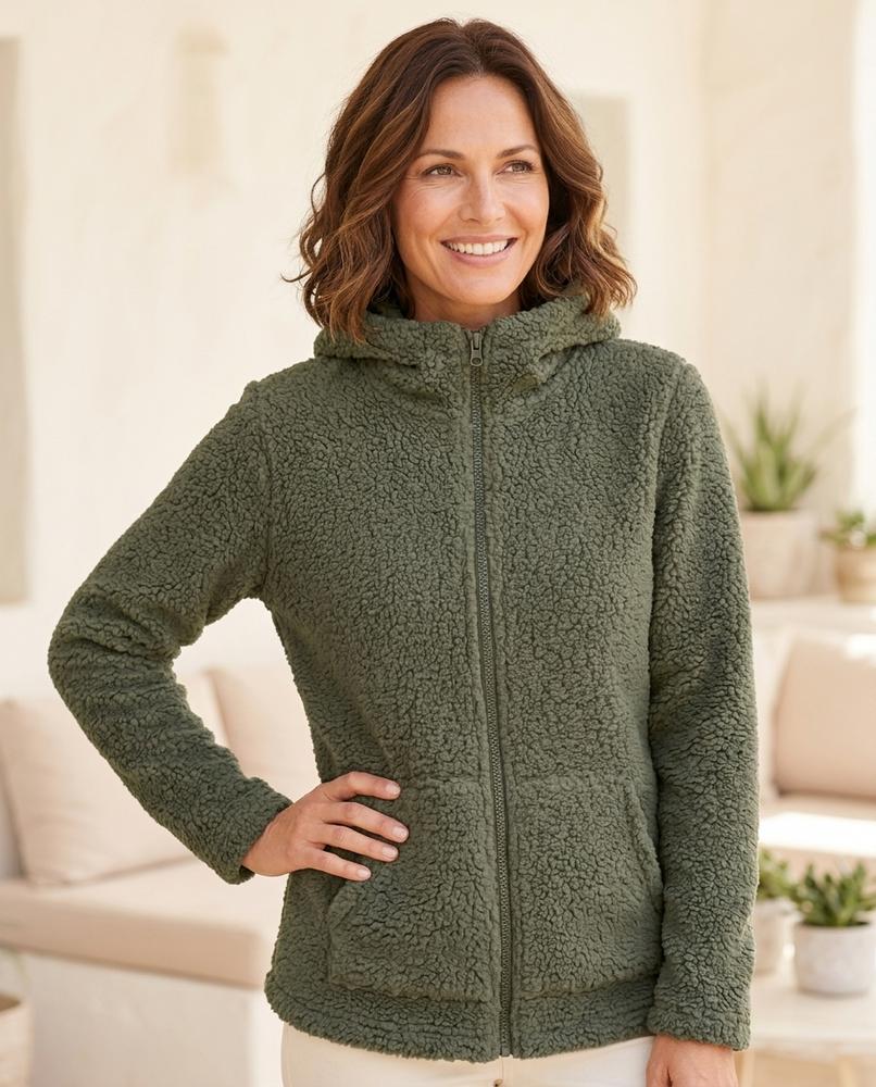 ExpressOutlet24 - Zoris | Hooded Fleece Jacket Women