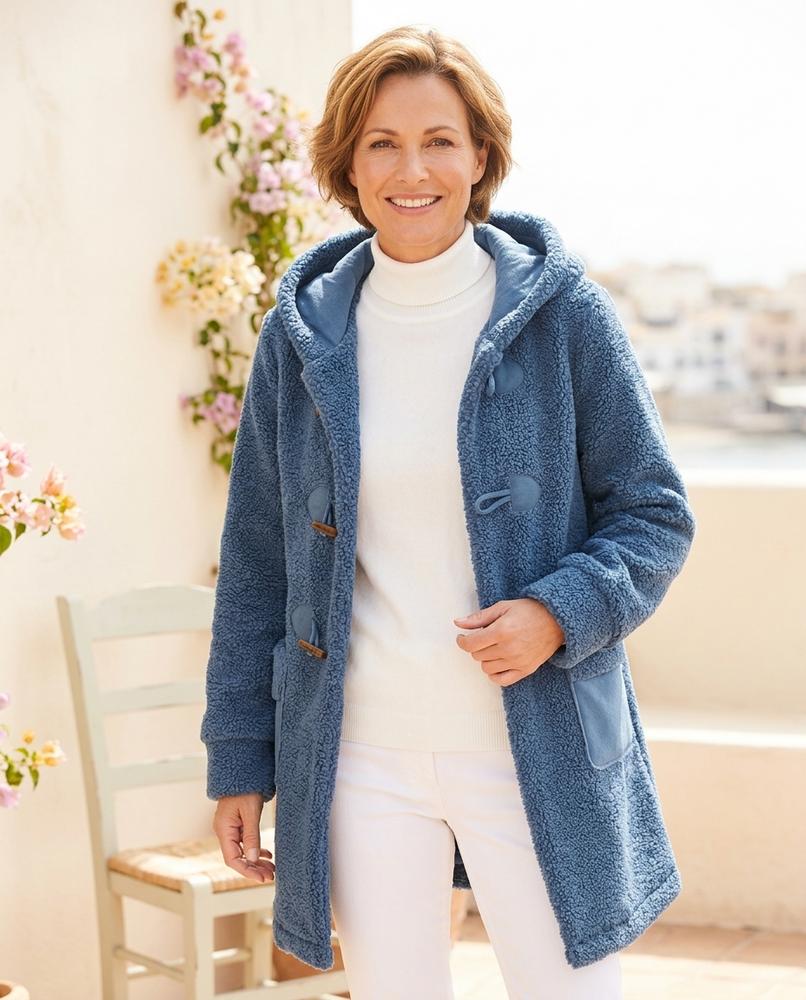 ExpressOutlet24 - Tolod | Hooded Fleece Coat Women