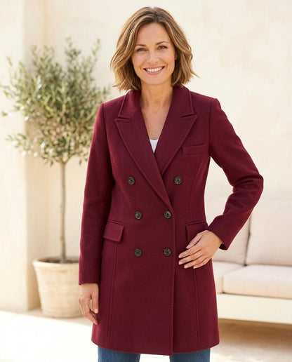 ExpressOutlet24 - Aobir | Double-Breasted Tailored Coat Women